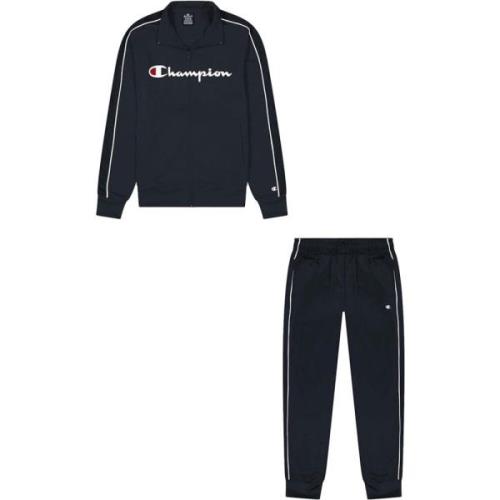 Champion Blå Poly Logo Träningsdräkt Män Blue, Herr