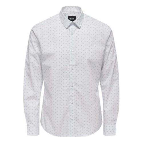 Only & Sons Skjorta White, Herr