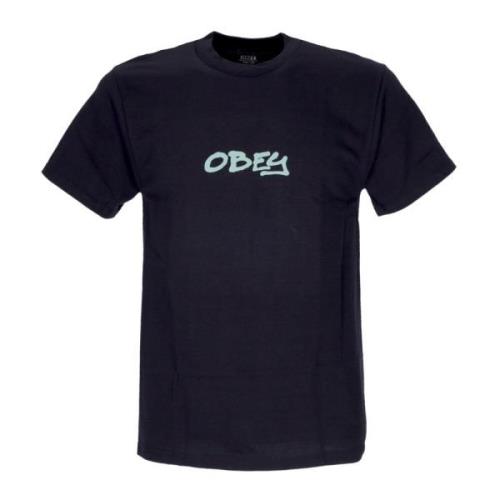 Obey Klassisk Svart Herr T-shirt Black, Herr