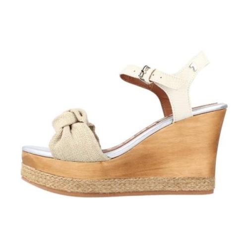 Gioseppo Elegant Wedge Sandaler Beige, Dam