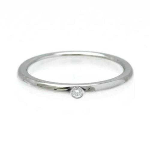 Tiffany & Co. Pre-owned Pre-owned Platina ringar Gray, Dam