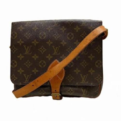 Louis Vuitton Vintage Pre-owned Tyg louis-vuitton-vskor Brown, Dam