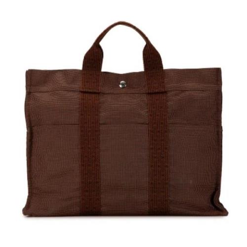 Hermès Vintage Pre-owned Canvas totevskor Brown, Dam