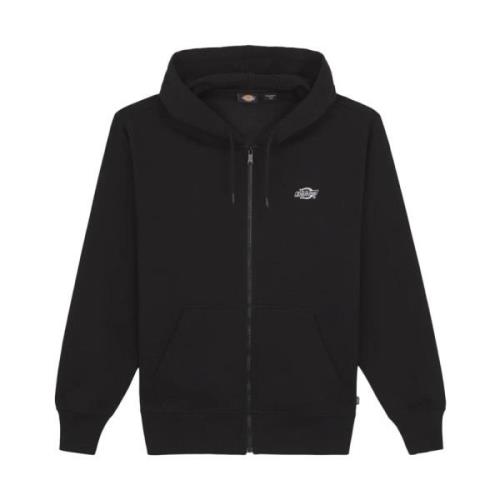 Dickies Hoodie med hel dragkedja Black, Herr