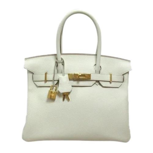 Hermès Vintage Pre-owned Laeder handvskor White, Dam