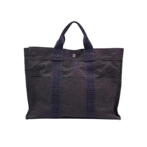 Hermès Vintage Pre-owned Canvas totevskor Gray, Dam