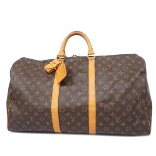 Louis Vuitton Vintage Pre-owned Tyg louis-vuitton-vskor Brown, Dam