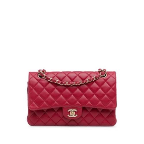 Chanel Vintage Pre-owned Laeder axelremsvskor Red, Dam