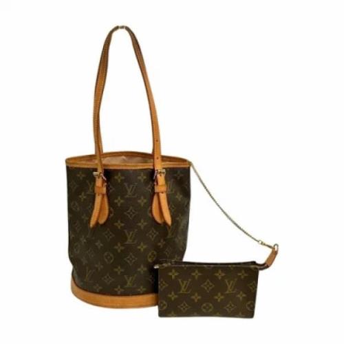 Louis Vuitton Vintage Pre-owned Tyg louis-vuitton-vskor Brown, Dam