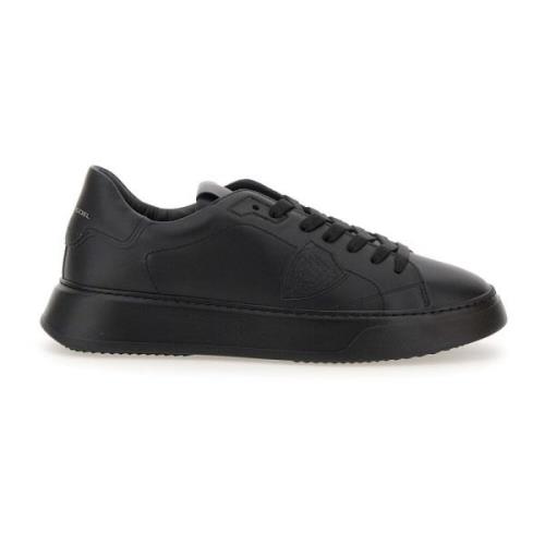 Philippe Model Svarta Sneakers Paris Stil Black, Herr