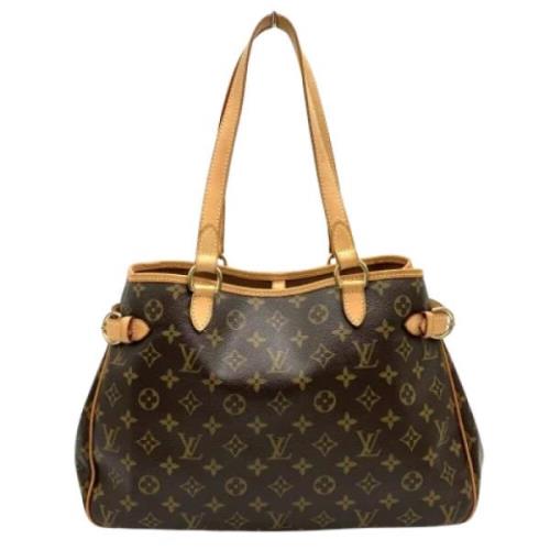 Louis Vuitton Vintage Pre-owned Tyg louis-vuitton-vskor Brown, Dam