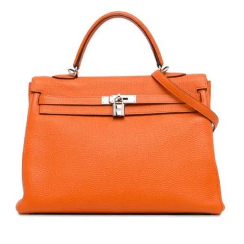 Hermès Vintage Pre-owned Laeder handvskor Orange, Dam