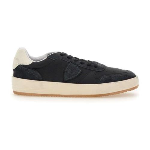 Philippe Model Svarta Sneakers Paris Stil Black, Herr