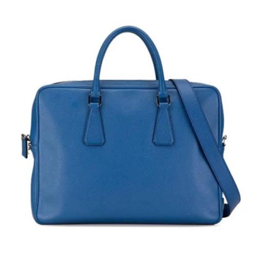 Prada Vintage Pre-owned Laeder prada-vskor Blue, Dam