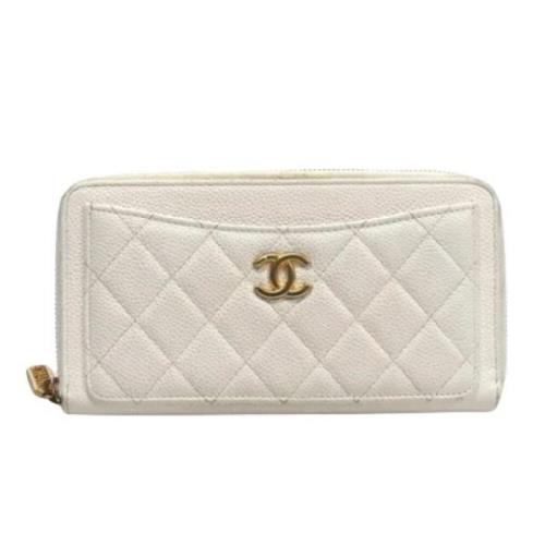 Chanel Vintage Pre-owned Laeder plnbcker White, Dam