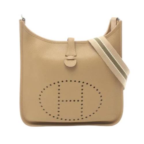 Hermès Vintage Pre-owned Laeder axelremsvskor Beige, Dam