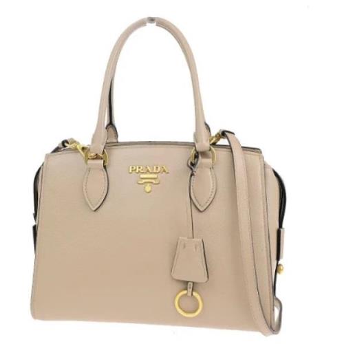 Prada Vintage Pre-owned Laeder prada-vskor Beige, Dam