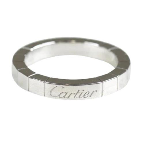 Cartier Vintage Pre-owned Vitt guld ringar Gray, Dam