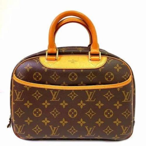 Louis Vuitton Vintage Pre-owned Tyg louis-vuitton-vskor Brown, Dam