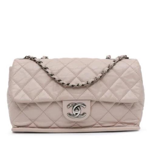 Chanel Vintage Pre-owned Laeder chanel-vskor Beige, Dam