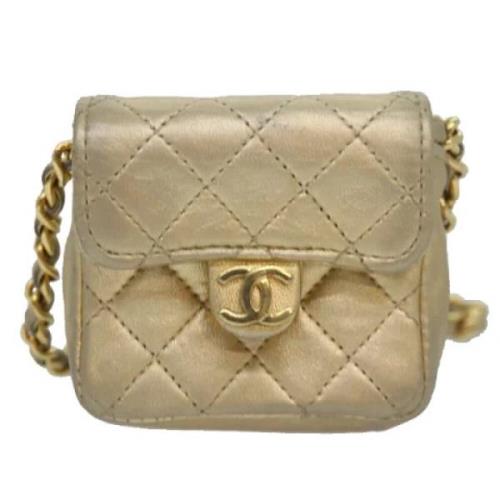 Chanel Vintage Pre-owned Laeder chanel-vskor Yellow, Dam