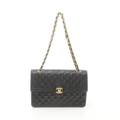 Chanel Vintage Pre-owned Laeder axelremsvskor Black, Dam