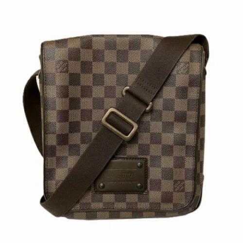 Louis Vuitton Vintage Pre-owned Tyg louis-vuitton-vskor Brown, Herr