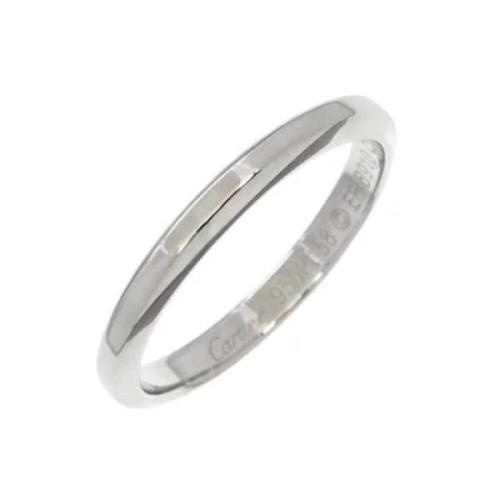 Cartier Vintage Pre-owned Platina ringar Gray, Dam