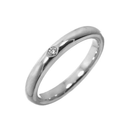 Tiffany & Co. Pre-owned Pre-owned Platina ringar Gray, Dam