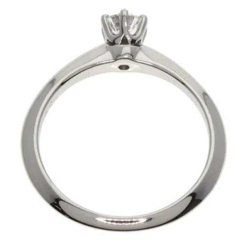 Tiffany & Co. Pre-owned Pre-owned Platina ringar Gray, Dam