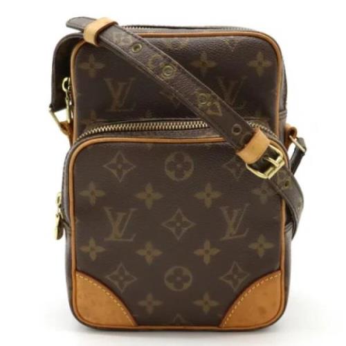 Louis Vuitton Vintage Pre-owned Tyg louis-vuitton-vskor Brown, Dam