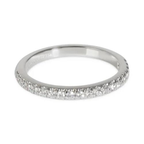 Tiffany & Co. Pre-owned Pre-owned Platina ringar Gray, Dam