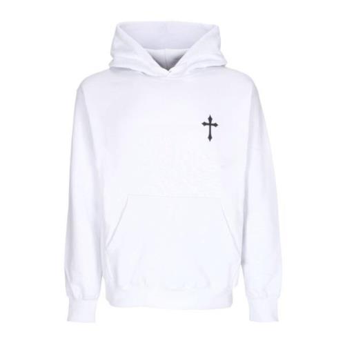 Propaganda Vit Snake Logo Hoodie White, Herr