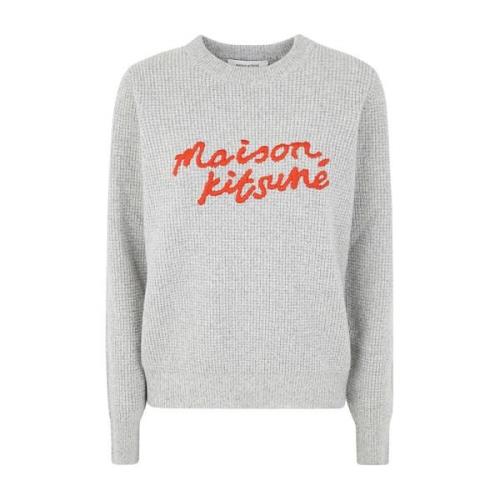 Maison Kitsuné Komfort Jumper Gray, Dam