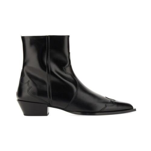 aeyde 4cm Klack Hester Boot Black, Dam