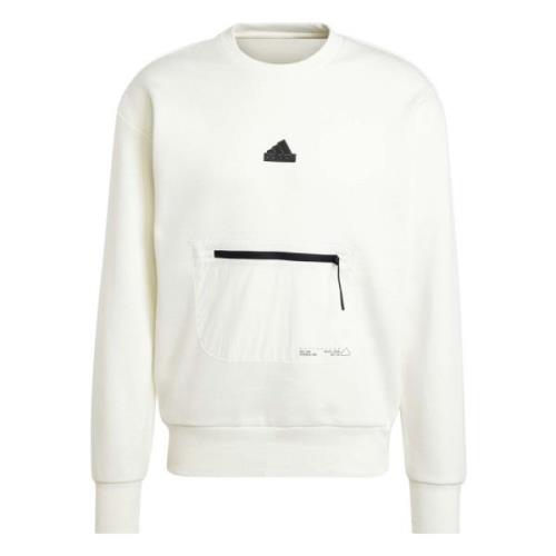 Adidas Ce Hoodie White, Herr