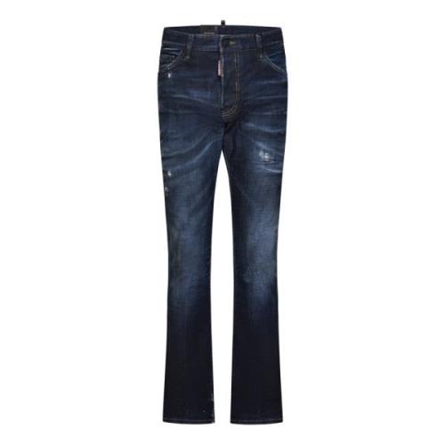 Dsquared2 Slim Fit Blå Jeans i Denim Blue, Herr