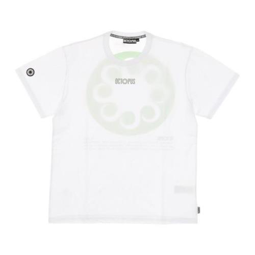 Octopus Vit Logo Tee Kortärmad T-shirt White, Herr