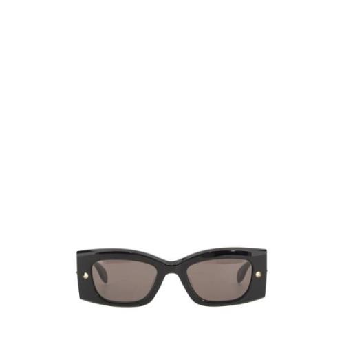 Alexander McQueen Italienska Acetat Solglasögon, Stiligt Design Black,...