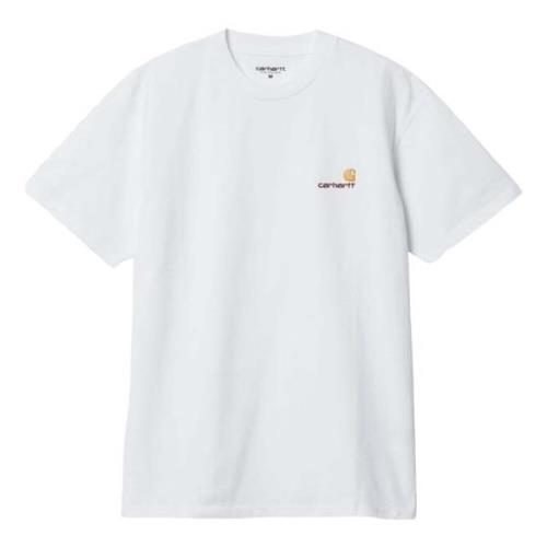 Carhartt Wip Amerikansk Script T-shirt White, Herr