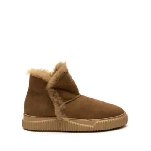 Voile Blanche Bruna Shearling Boots Brown, Dam