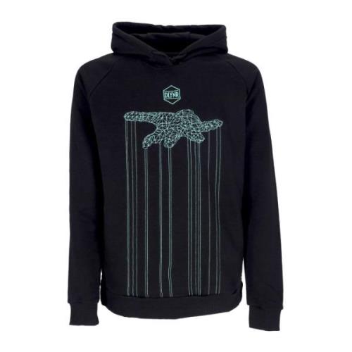 Dolly Noire Svart Kontroll Hoodie Lätt Sweatshirt Black, Herr