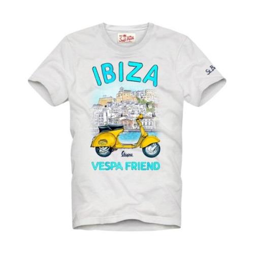 MC2 Saint Barth Ibiza Vespa Friend T-shirt Multicolor, Herr