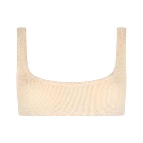 MC2 Saint Barth Beige Bralette Bikini Top Naima Beige, Dam