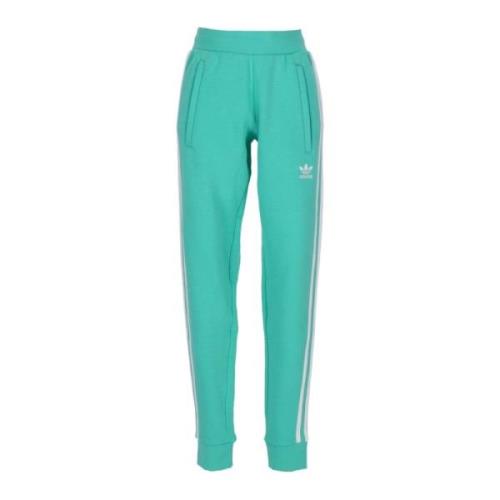 Adidas Grön Fleece Tracksuit Byxor med 3-ränder Green, Herr