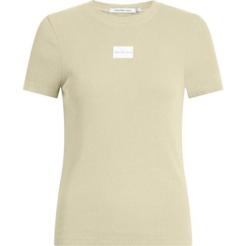 Calvin Klein Beige T-shirt med Lycra® Freef!T® teknologi Beige, Dam