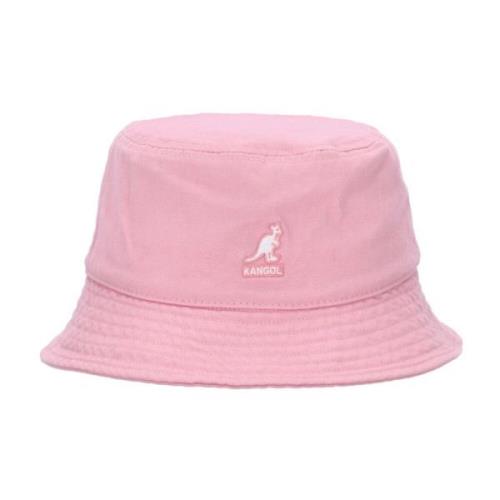 Kangol Tvättad bomullshinkhatt Pepto Rose Pink, Herr