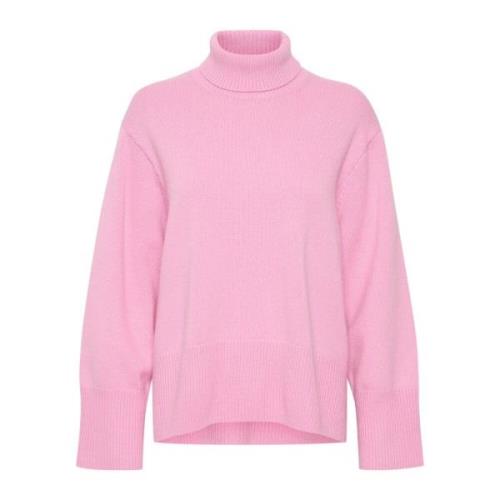 InWear Kashmir Rose Rullkrage Pullover Tröja Pink, Dam