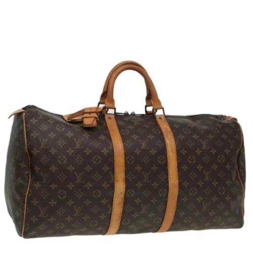 Louis Vuitton Vintage Pre-owned Canvas resvskor Brown, Dam