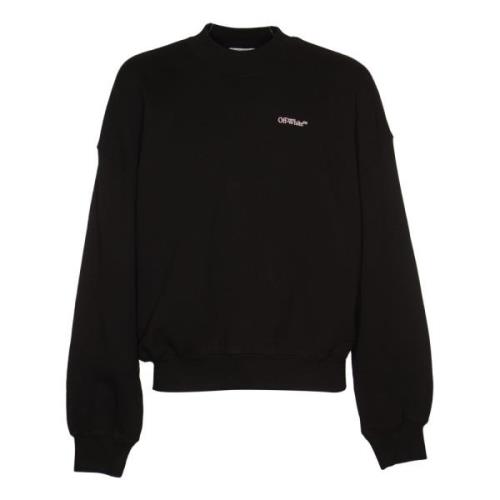 Off White Svart Krita Crewneck Sweater Black, Herr